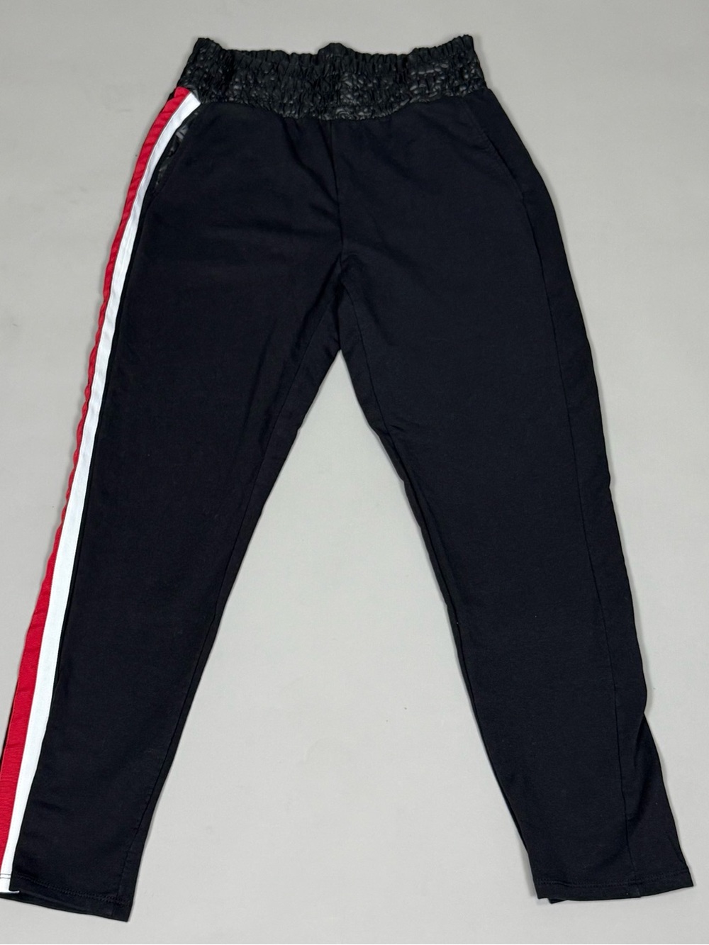 Bershka Women’s Black Side Stripe Jogger Pants Size US 4 EU S Athletic Casual
